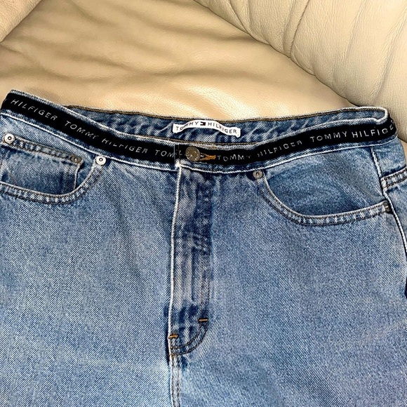 Vintage Y2K Tommy Hilfiger Classic Blue Denim Jeans Size 12 - Picture 3 of 11